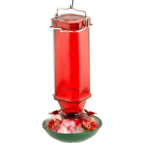 (#NA35241) Audubon Vintage Glass Hummingbird Feeder