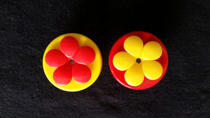 (NDRY-34)  Red/Yellow DOTS - Counter Display, 34 cnt.