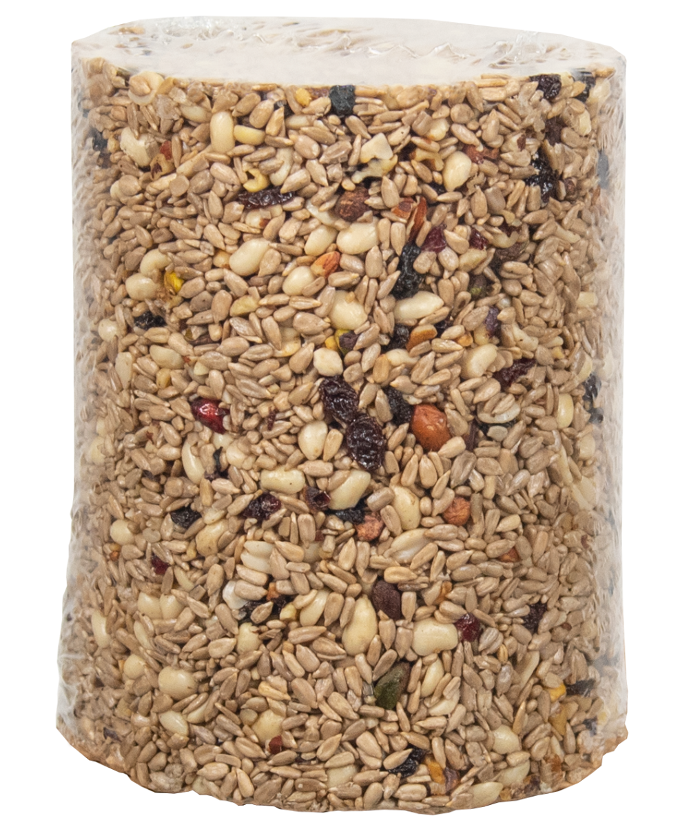 JCS Wildlife No Mess, No Waste Fruit Blend Premium Bird Seed Large Cylinder, 4.5 lb (6 Count)