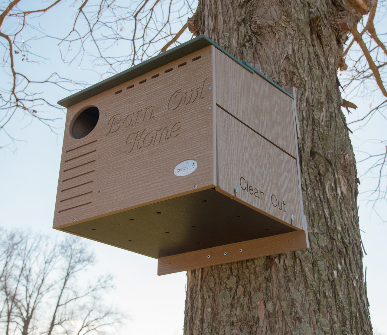 Poly Barn Owl Nesting Box
