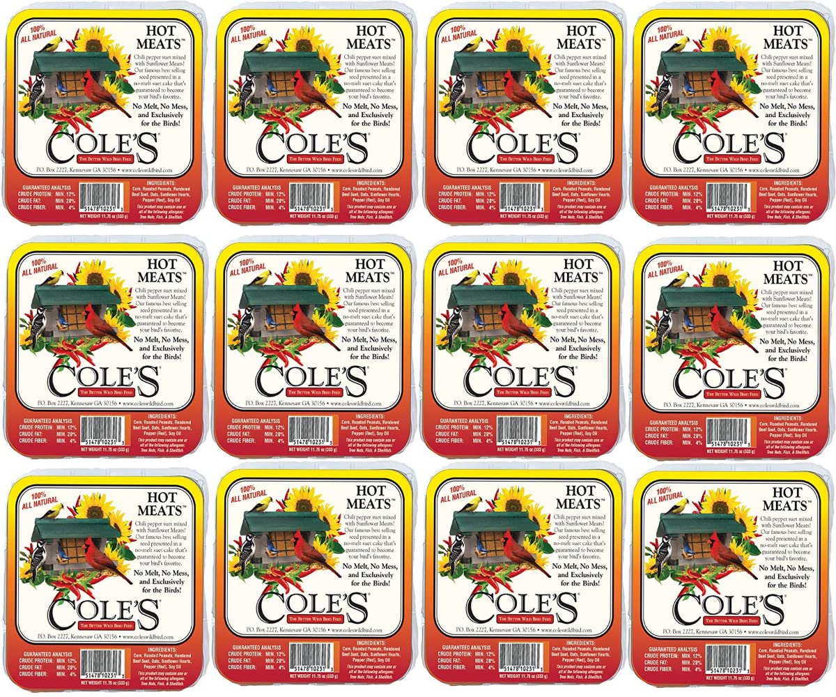 Cole's Hot Meats Suet Cake, 11.75 oz