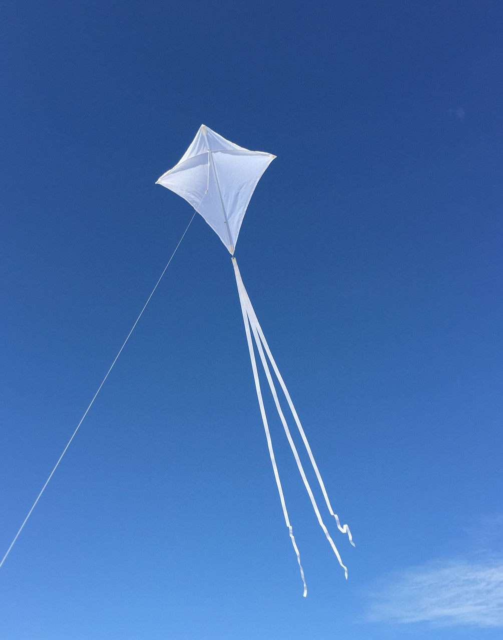In The Breeze White Colorfly 30" Diamond Kite
