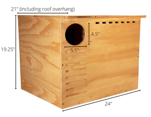 JCS Wildlife Barn Owl Nesting Box
