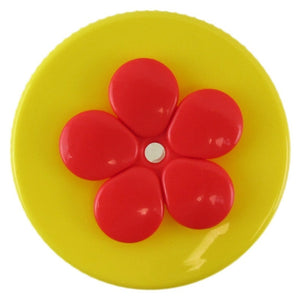 Nectar DOTS Window HummingBird Feeder Yellow and Red WD-1, 2 Large DOTS