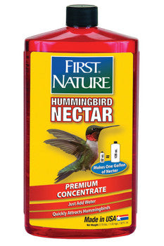 First Nature Red Hummingbird Nectar, 32 Oz Concentrate  (6 Pack)