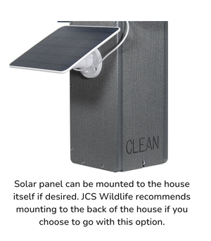 JCS Wildlife Smart Bluebird House - Wi-Fi Camera & Solar Powered Birdhouse, Live Streaming, Bird Nest Monitoring