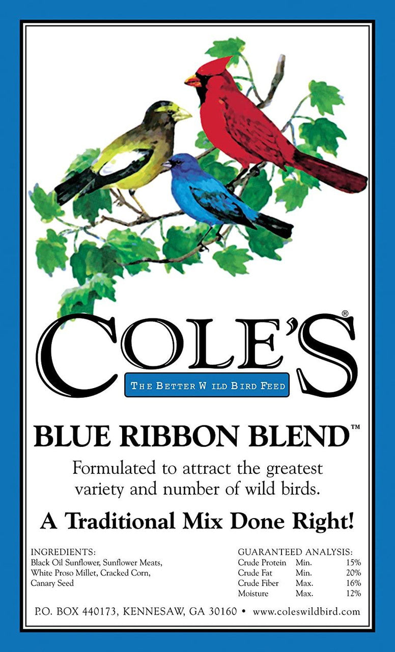 Cole's Blue Ribbon Blend Bird Seed, 20 lbs, BR20