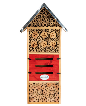 JCS Wildlife Tall Insect Hotel - Great for housing Mason Bees, Leaf-Cutter Bees and Lacewings