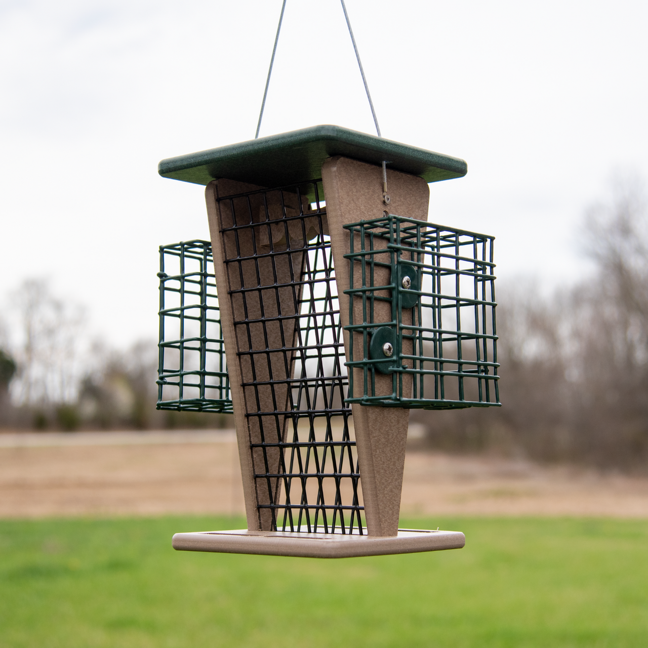 Whole Peanut Feeder Bird Feeder With 2 Suet Cages