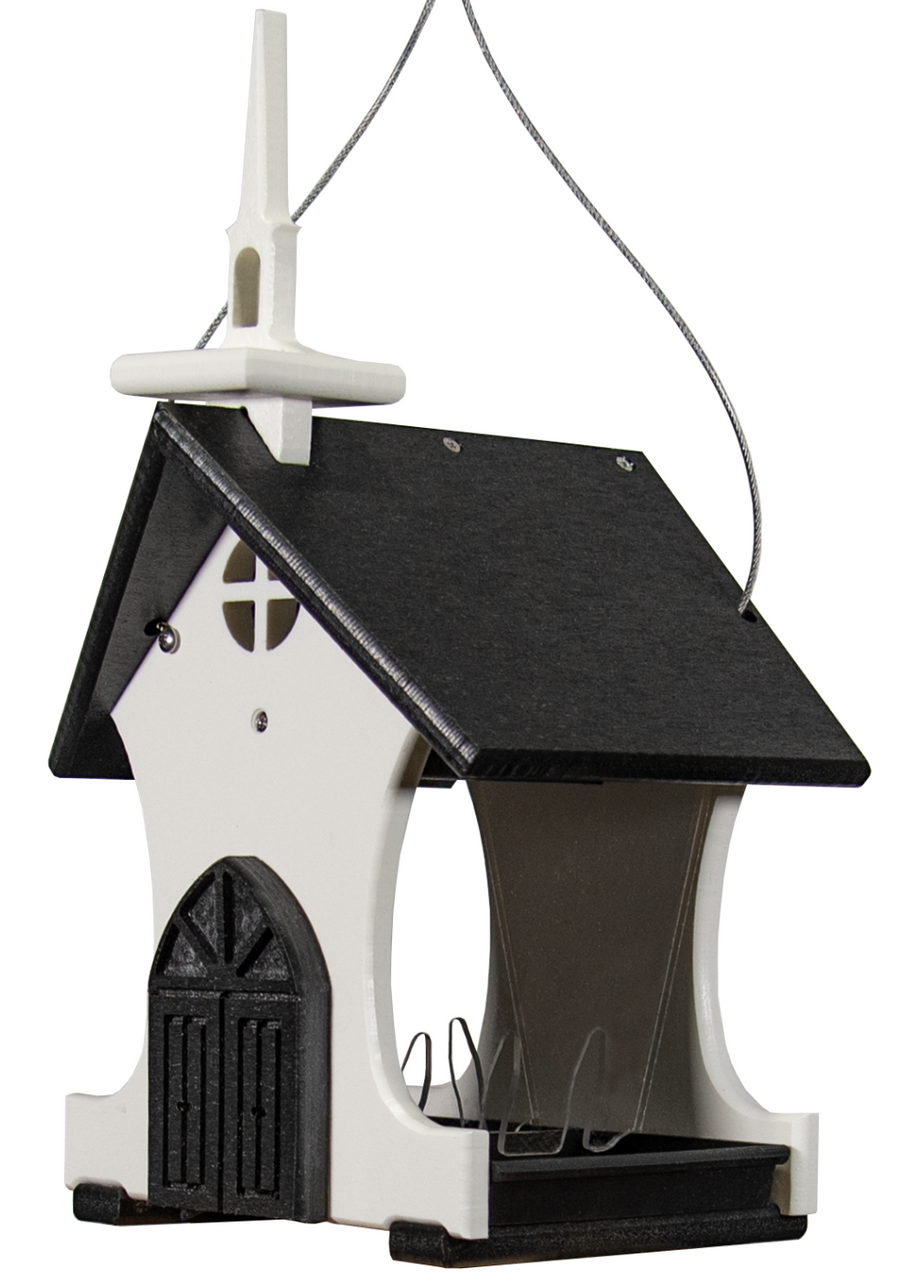 Small Chapel Church Hopper Bird Feeder