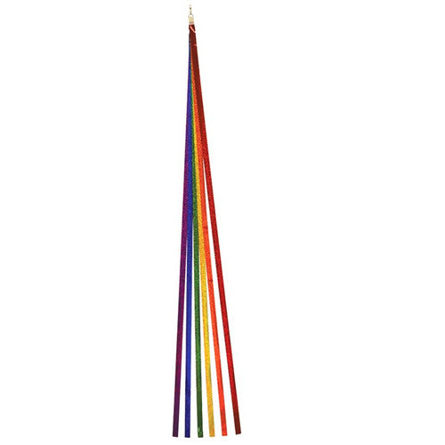 In The Breeze 60" Rainbow Sparkle Kite Tails