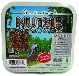 Pine Tree Farms Nutsie Suet Cake 10 oz. (12 Count)