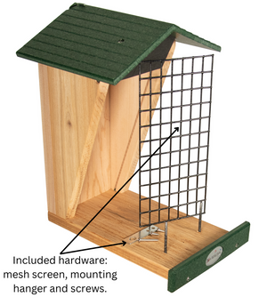 JCS Wildlife Double Snacker Squirrel Feeder