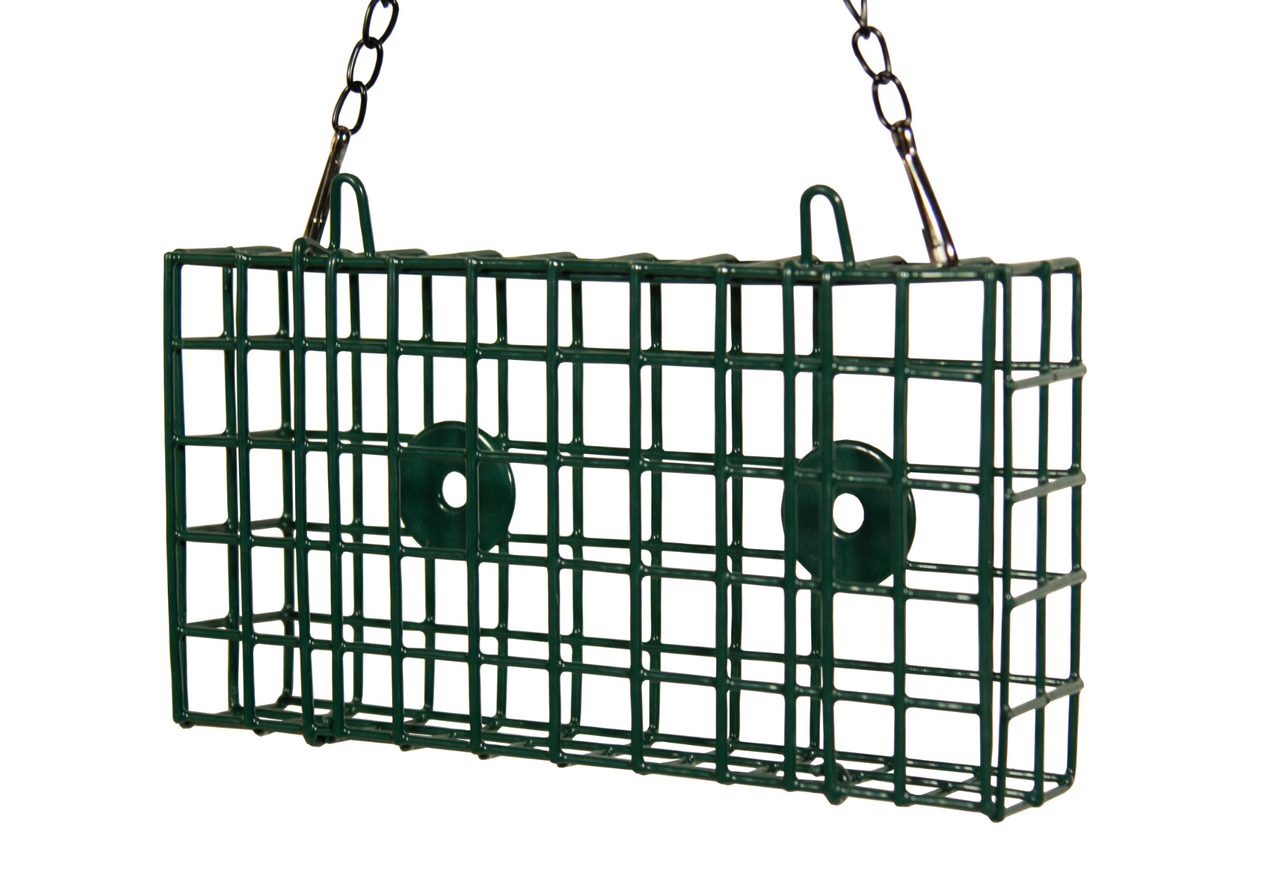 JCs Wildlife Double Suet Feeder Cage - Holds 2 Suet Cakes