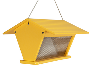 JCS Wildlife Recycled Poly Lumber Horizontal Goldfinch Nyjer Thistle Feeder