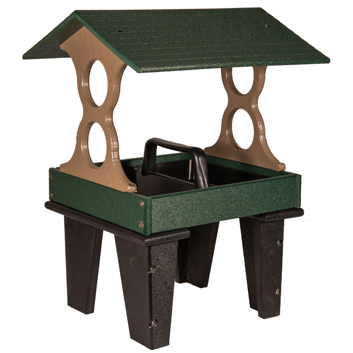 (#GFT)  Ground Fly Thru Feeder (Medium and Large Sizes)