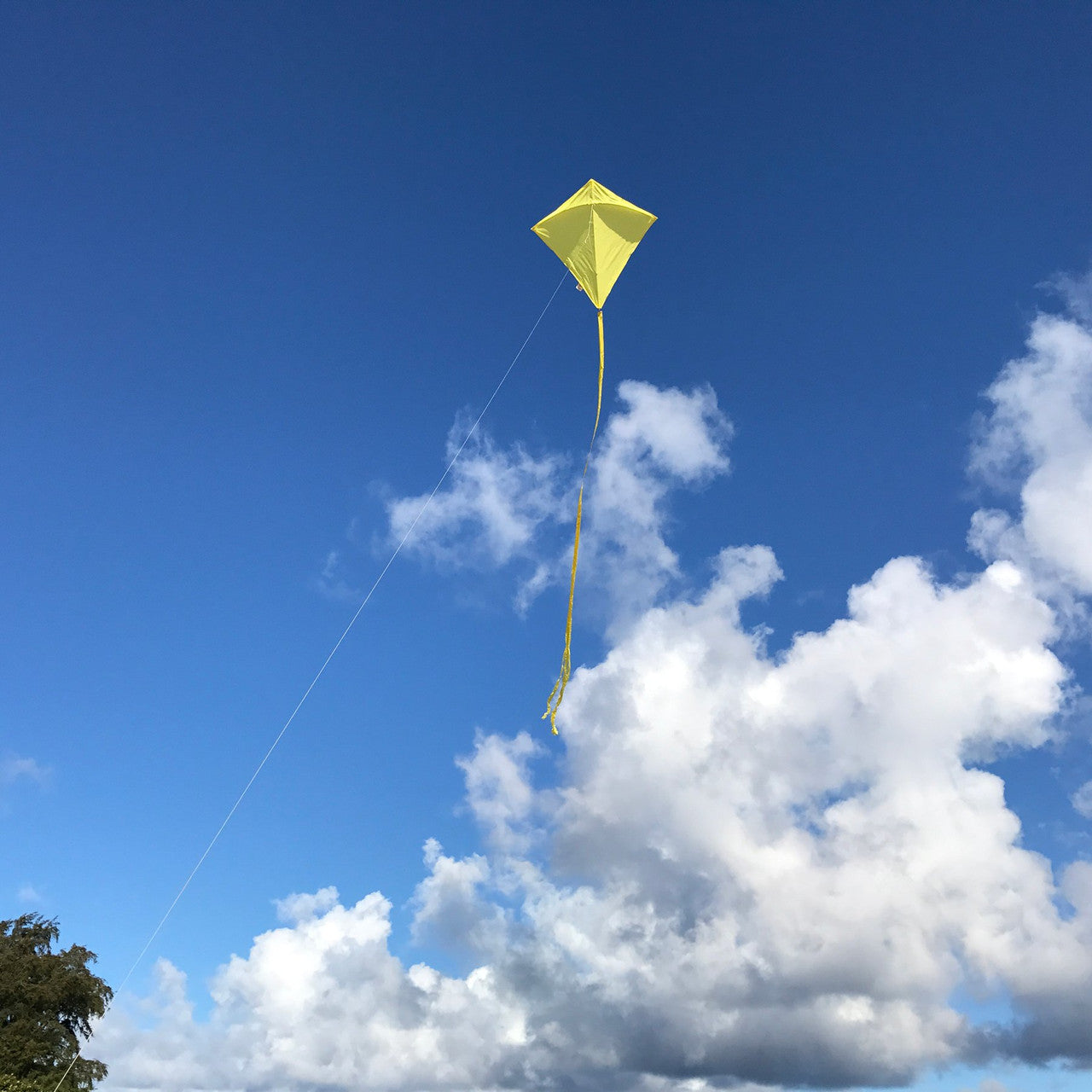 In the Breeze Yellow Colorfly 30" Diamond Kite