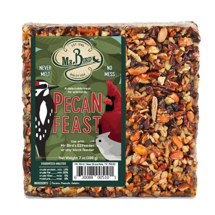 (#MB-5101)  Mr. Bird Pecan Feast Small Seed Cake
