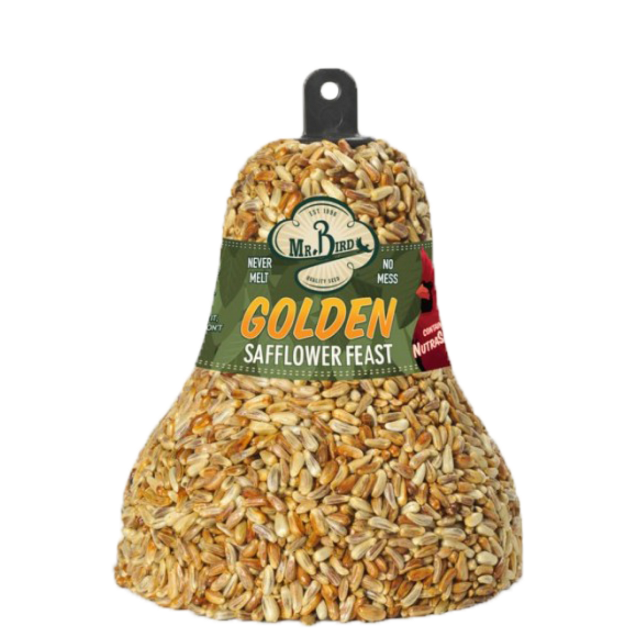 Mr. Bird Golden Safflower Feast Wild Bird Seed Bell 10 oz.