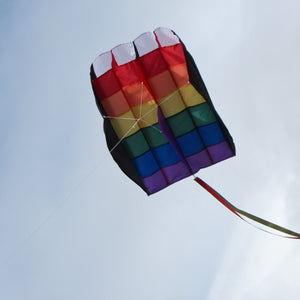 In The Breeze 5.0 Rainbow Stripes Air Foil Kite