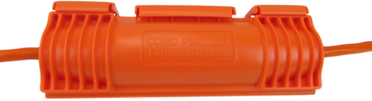 Twist and Seal Cord Protect Orange Weather Resistant Cord Case