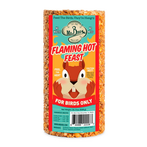 Mr. Bird Flaming Hot Feast Small Wild Bird Seed Cylinder 19 oz.