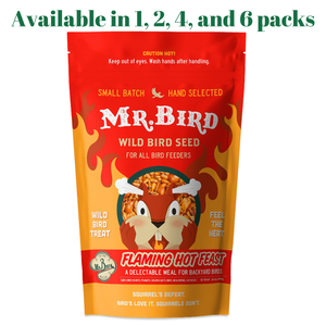 Mr. Bird Flaming Hot Feast Large Loose Seed Bag 4 lbs. (1, 2, 4, and 6 Packs)