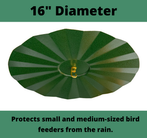 JCS Wildlife 16" Rain Guard - Hammered Metal Texture