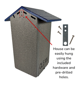 JCS Wildlife Smart Bluebird House - Wi-Fi Camera & Solar Powered Birdhouse, Live Streaming, Bird Nest Monitoring