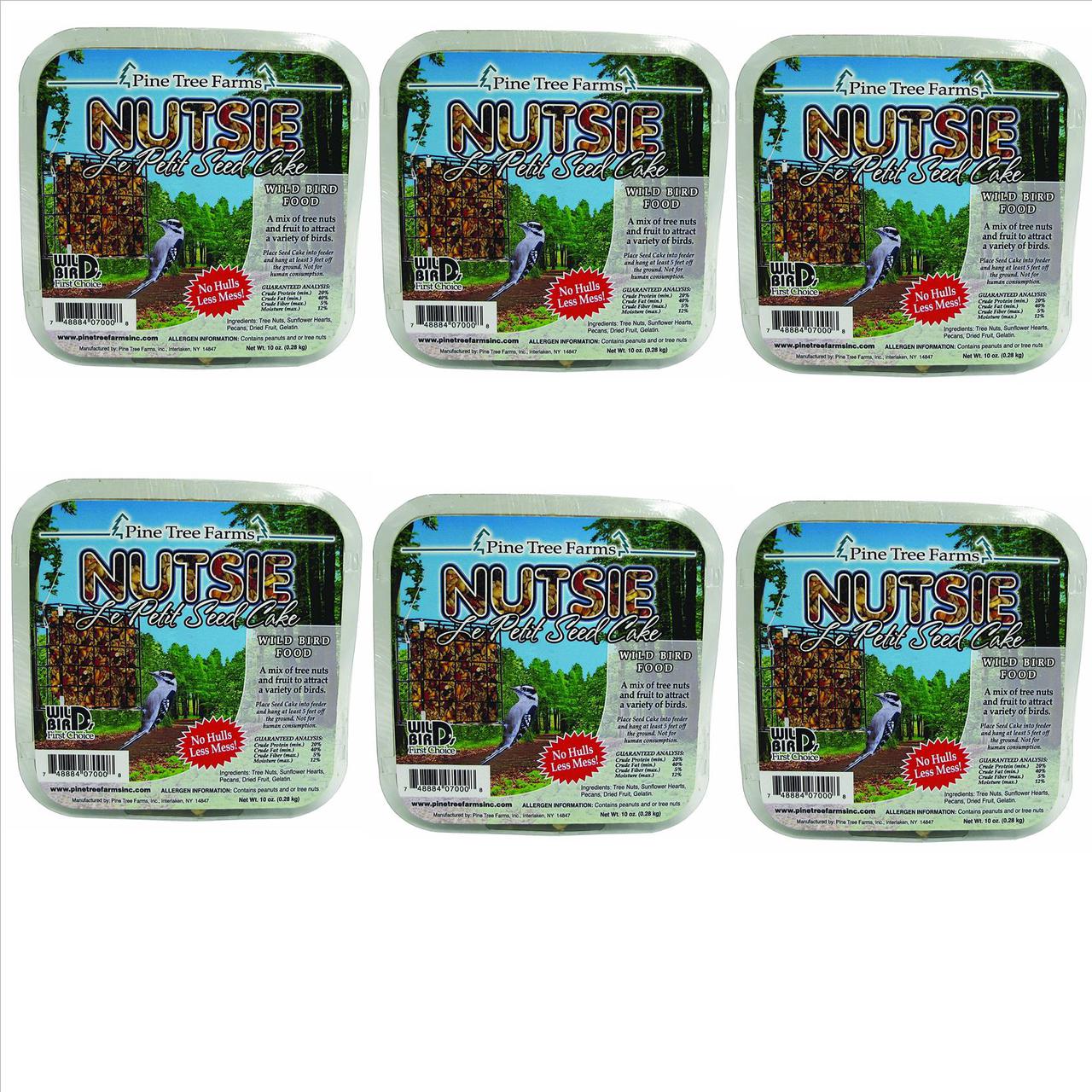 Pine Tree Farms Nutsie Suet Cake 10 oz. 7000 Made in USA