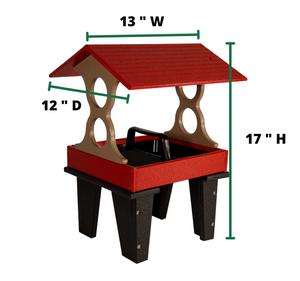 JCS Wildlife Medium Ground Fly Thru Bird Feeder