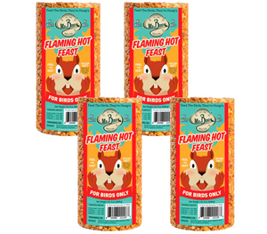 Mr. Bird Flaming Hot Feast Small Wild Bird Seed Cylinder 19 oz.