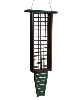 Suet Feeder Tail Prop Bird Feeder Recycled Poly