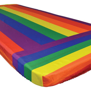 In the Breeze Rainbow 8 Foot Fitted Tablecloth