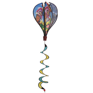 In The Breeze Chickadee Birdhouse Hot Air Balloon Wind Spinner