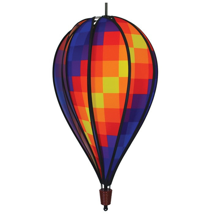 In The Breeze Rainbow Pixel 10 Panel Hot Air Balloon 25"