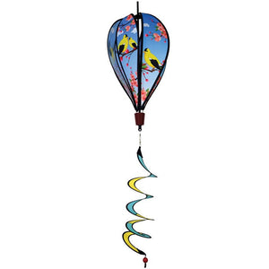 In The Breeze Goldfinch Family Hot Air Balloon Wind Spinner